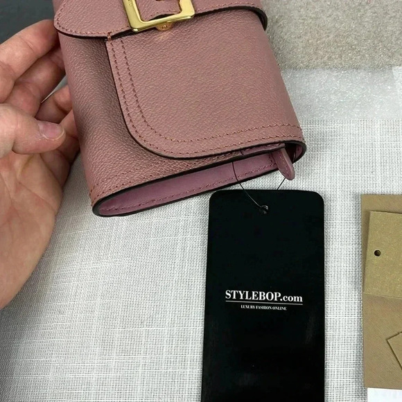 NWT Authentic Burberry Dusty Pink Hamilton Soft Grain Leather Wallet Bi-fold - Picture 11 of 16
